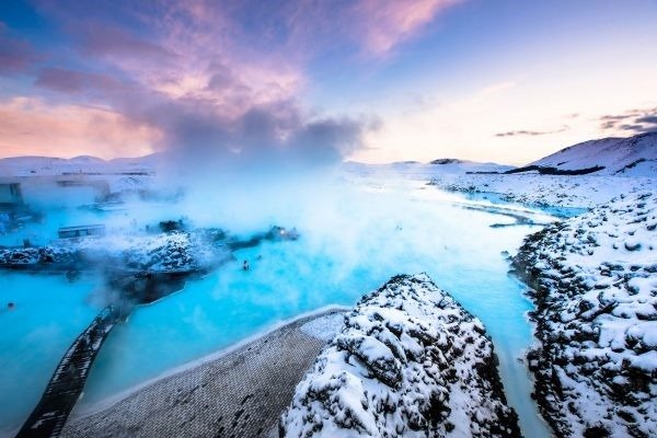 Krauma geothermal baths Iceland – hot spring and glacier water mix
