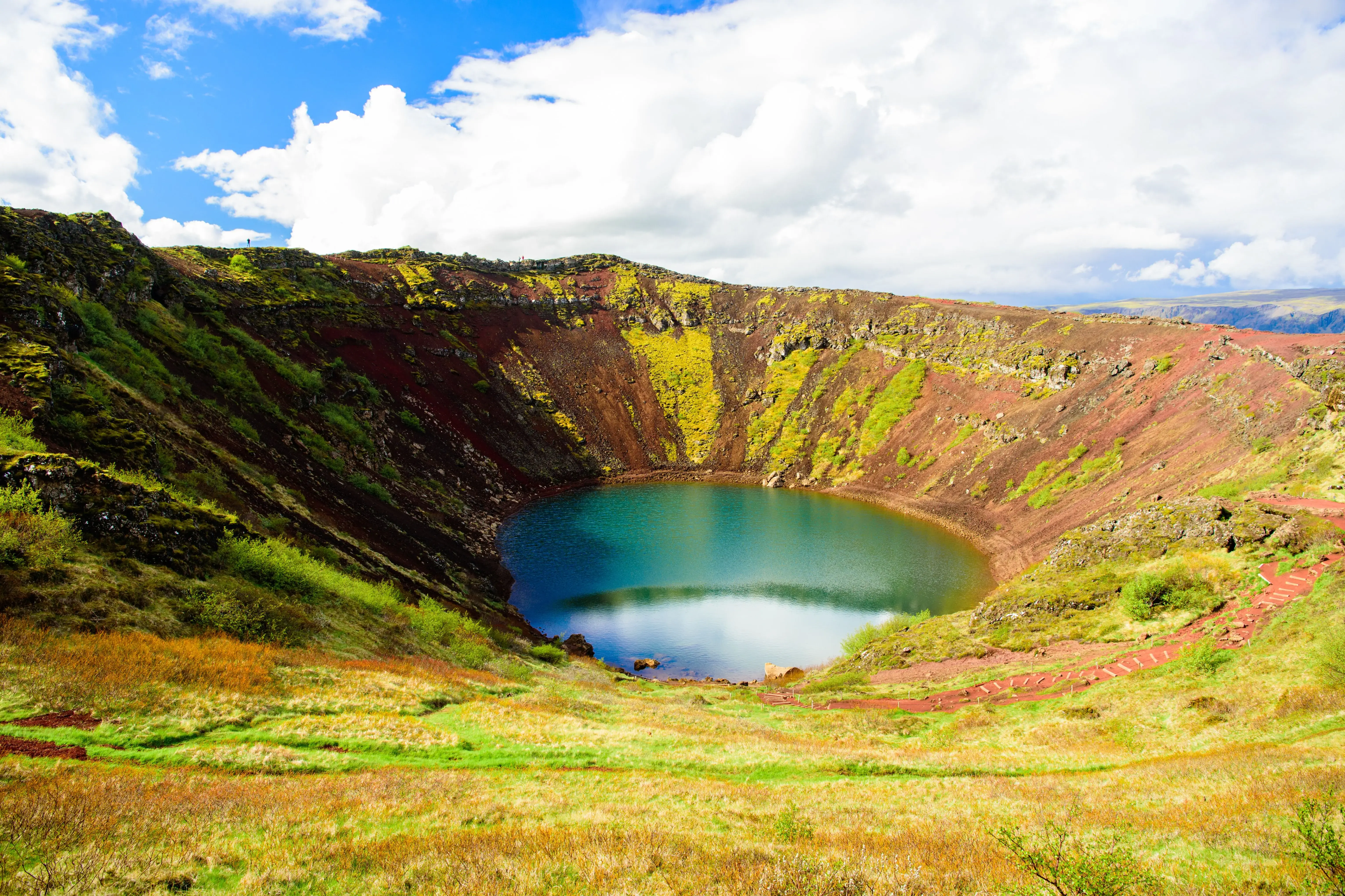 Kerid crater iceland, Premium Private Golden Circle & Secret Lagoon Tour